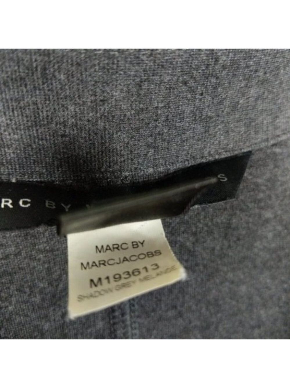 Marc By Marc Jacobs Cropped Gray Blazer S - Picture 8 of 8
